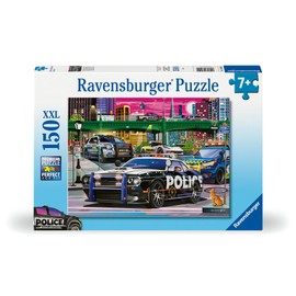 Ravensburger Police on Patrol 150 XXL Piece Jigsaw Puzzle for Kids - Every Piece is Unique, Pieces Fit Together Perfectly