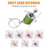 Kewucn Car Shifter Gear Keychain, Creative 6 Speed Manual Transmission