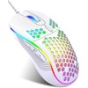 Wired Gaming Mouse, Computer Mouse Ergonomic Mice Honeycomb Design with