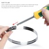 5 Pack Hose Clamps 91-114mm Adjustable Pipe Clamps for Fixing