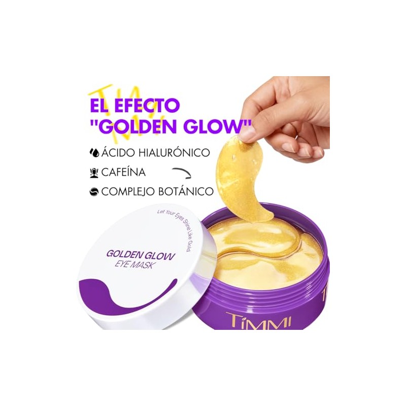 60 Parches para Ojos con Cafeína para Ojeras y Bolsas