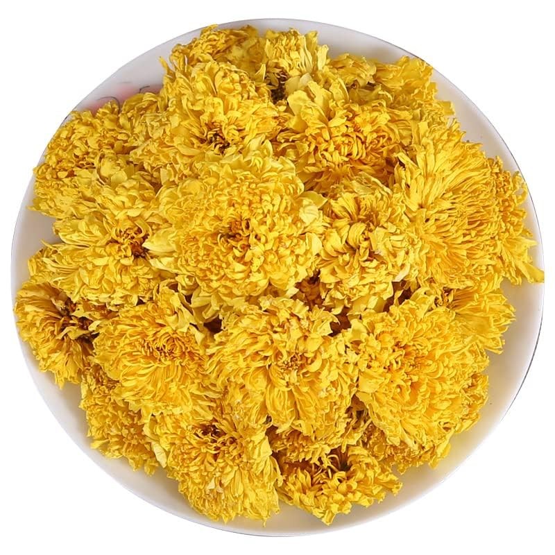 Wuyuan Yellow Chrysanthemum Tea 3.52 oz Huangju Dried Chrysanthemum Flowers