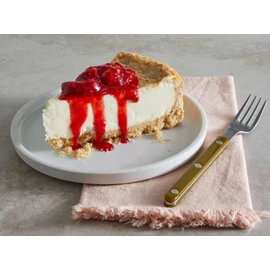Sliced strawberry topping