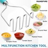 Rainspire Potato Masher Stainless Steel, Mashed Potato Masher Kitchen Tool,