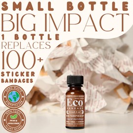 Ocean - Blue/Waterproof Colored Liquid Bandage, .3 fl oz, Seals, Heals & Conceals