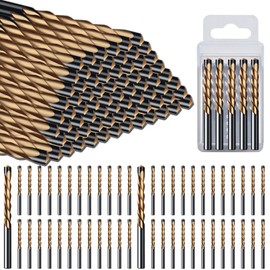 1/8 Inch Hss Drywall Router Bits,50 PCS Drywall Cutting Bit,Guide Point Brocas para Drywall for Use with Spiral Saws and Power Tools,Drywall Cutting Tool for Door and Window Openings in Drywall