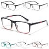 TRENVIE 6 Pack Reading Glasses for Men Blue Light Blocking