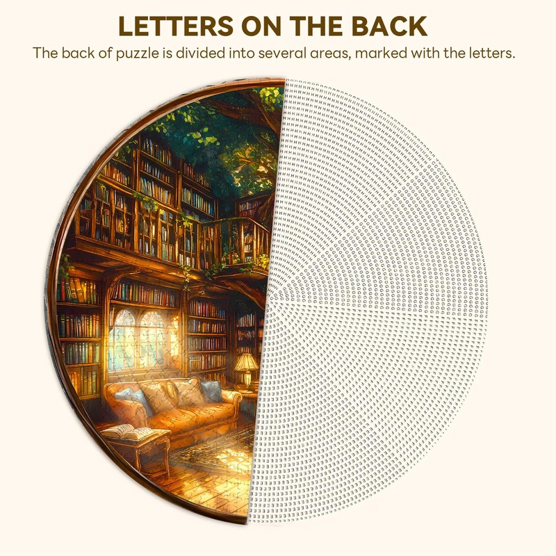 Round Puzzles for Adults 1000 Pieces, Hard Difficult Challenging Puzzles