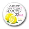 L.A. COLORS Nail Polish Remover, Lemon Scent CNR961