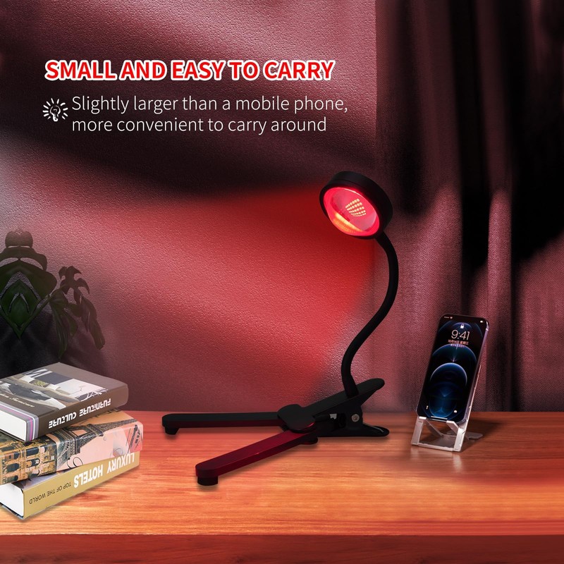 Wtintell- Terapia de luz roja para rostro, 40 LED, 660