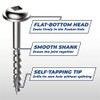 Kreg SML-C2-50 Zinc Pocket Screws, 2-Inch #8 Coarse Thread, Maxi-Loc