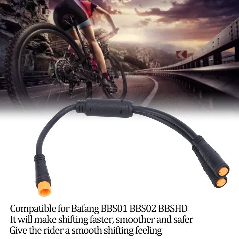 Waterproof Y Splitter 1T2 Cable with 3 Pin Connector for