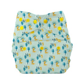 Bumberry Cloth Pocket Diapers Adjustable,Reusable,Machine Washable for Baby Girls and Boys.5 Pack with 10 Microfiber Inserts + 1 Wet Bag