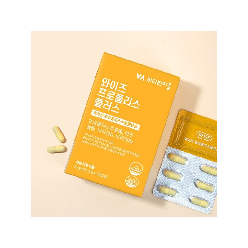 Vitamin Village Wise Propolis Plus Zinc Vitamin 6 Boxes (6