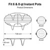 GSlife Instant Pot Steamer Rack - Stainless Steel Instant Pot