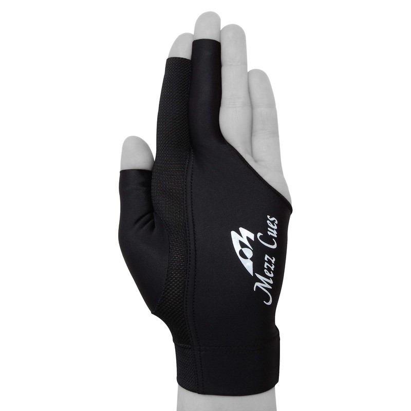 MEZZ Premium Billiard Glove - Fits Either Hand (Large/X-Large, Black)
