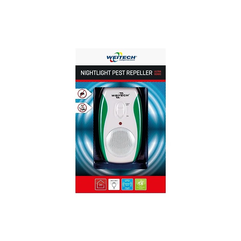 Weitech wk0190 Ultrasound Distributor with Night Light - Drives Away