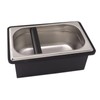Tgoon Coffee Knock Box, Rubber Coffee Box with Removable Stainless