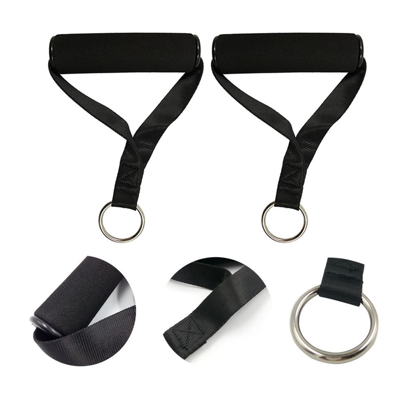 Resistance Band Handle Heavy Duty Cable Machine Attachment with ABS