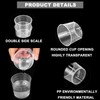 Bhina Pack of 100 30 ml Plastic Mixing Cups Measuring
