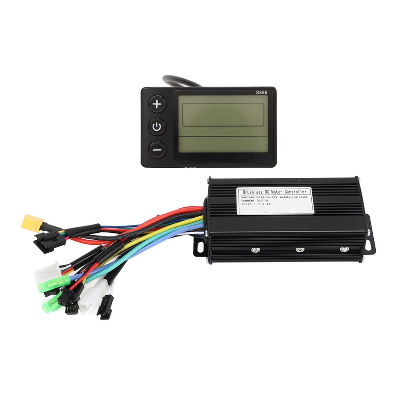 Electric Bike Conversion Kit 26A Controller S866 Display Panel 130X