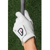 PUR3 Golf Cabretta Leather Golf Gloves - 3 Pack Pearl