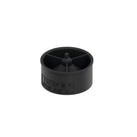 TECE 660015 drainline odor trap ø 48 mm (height 2.4 cm; extra flat; odor and vermin barrier) black