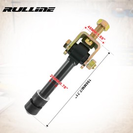 RULLINE 0-2" Sway Bar End Link Compatible with 1999-2019 Chevy GMC 1500 2500 3500 Adjustable Heavy Duty Sway Bar End Link
