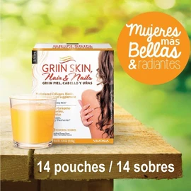 Griin Skin 7Kmg 14 sobres Colageno Hydrolized Collagen Biotin Hair Nails Biotin
