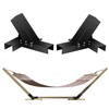 TOPTGO Hammock Stand Bracket, Heavy Duty DIY Hammock Bracket Kits