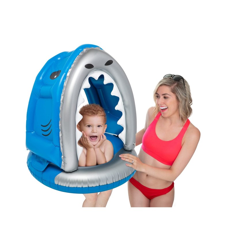 浮き輪 ビッグマウス ベビー フロート 屋根付き サメ 赤ちゃん 1歳から 幼児 子供用