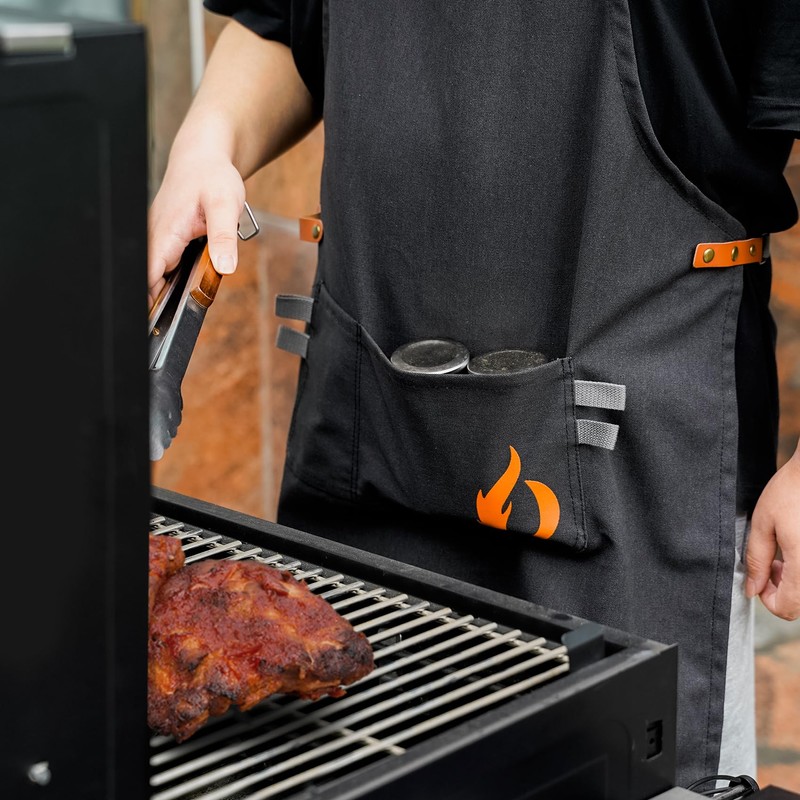 onlyfire Chef Apron for Women and Men, Canvas Kitchen Apron