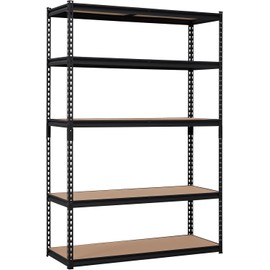 GarveeHome Heavy Duty Storage Shelves - 5 Tier 48 * 18 * 72in, Adjustable Garage Storage Shelving, Metal Storage Utility Rack Shelf Unit
