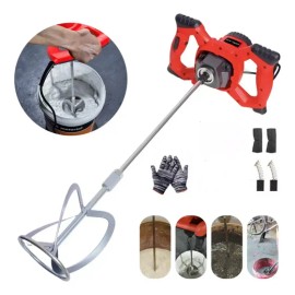 Mezclador Eléctrico De Cemento/pintura Hirlan 6 Vel. 2500w