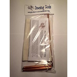 Copper Handled Dowsing Rods made in the Psychic City of Cassadaga (w/ Carry Bag)