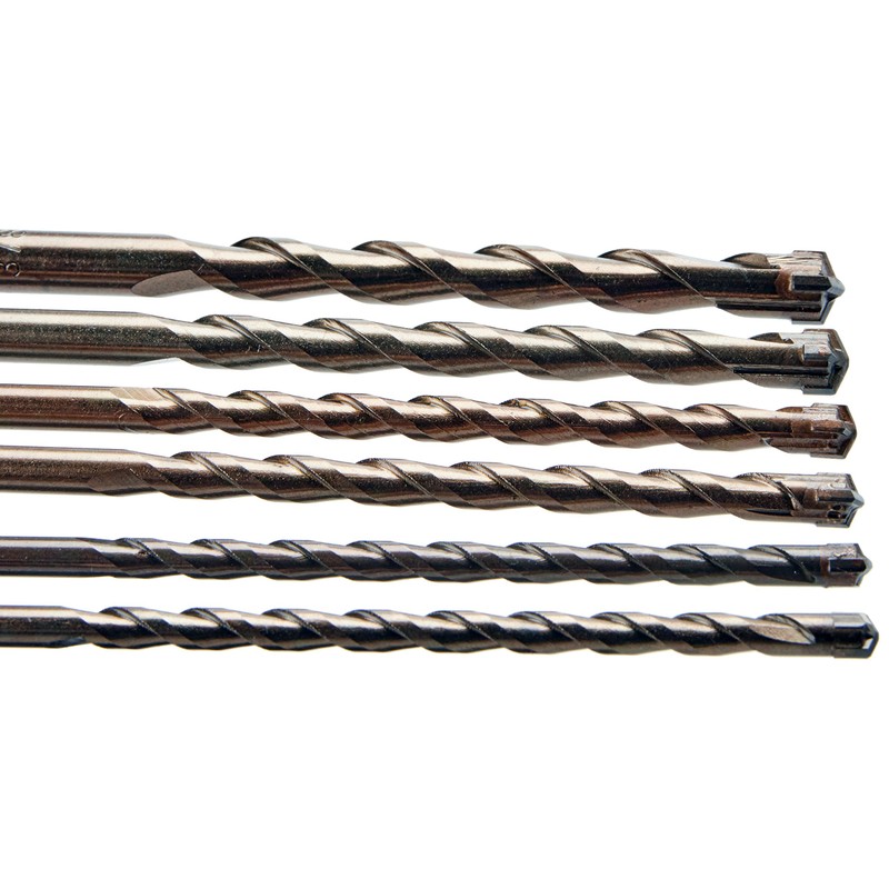 Truper JBCT-6, Juego de brocas para concreto, 6 piezas