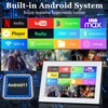 FancyAug Small Smart tv，Portable TV with Touchscreen LCD Monitor，Built in