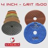 Granite Wet Diamond Polishing Pads 4 Inch for Marble Concrete