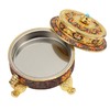 Trinket Incense Burner with Lid Handcraft Antique Polished Process for
