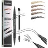 Microblading Eyebrow Pen,Liquid Eyebrow Pen,Magical Curved Brow Pen, Microblading EyebrowPen
