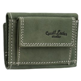 Gusti Leder studio "Ronald" Genuine Leather Wallet Purse Cash Cards Coins Holder Ladies Accessory Vintage Style Turquoise Blue 2A70-22-12