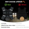 APEXUP 20lbs Weighted Vest Men Women, Weight Vest for Women