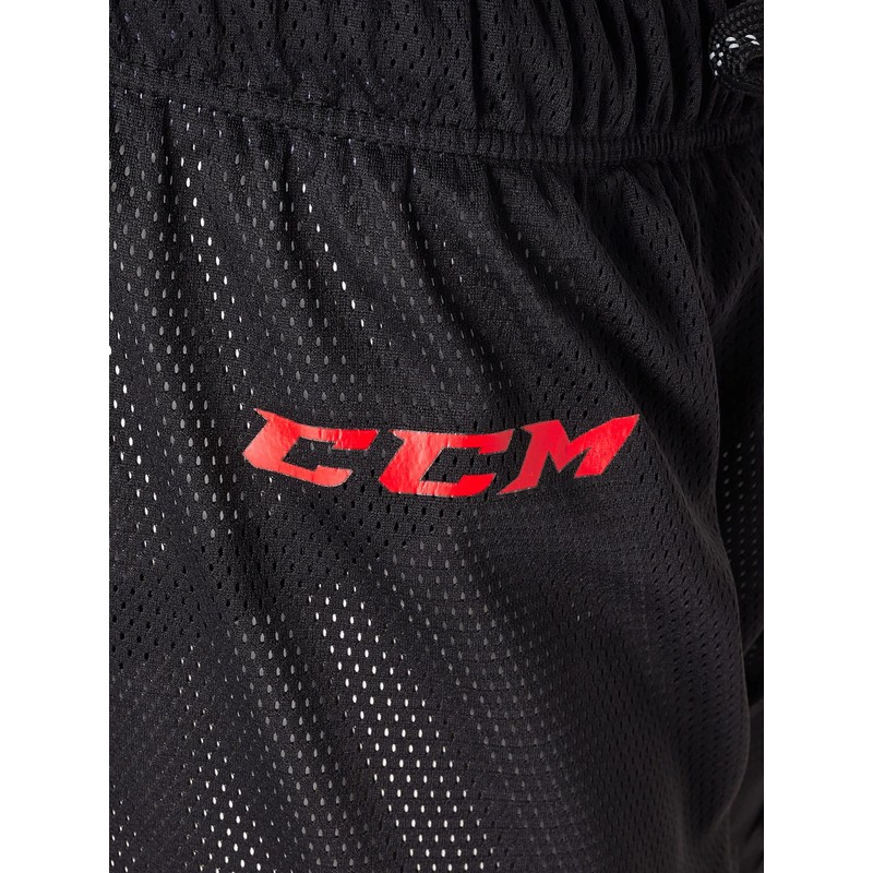 CCM Boy's Loose Fit Hockey Mesh Jock Shorts with Sock