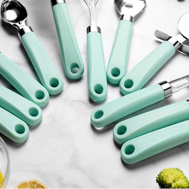 Hoshen 9-Piece Stainless Steel Kitchen Utensil Set(Original Box), Small Cookware