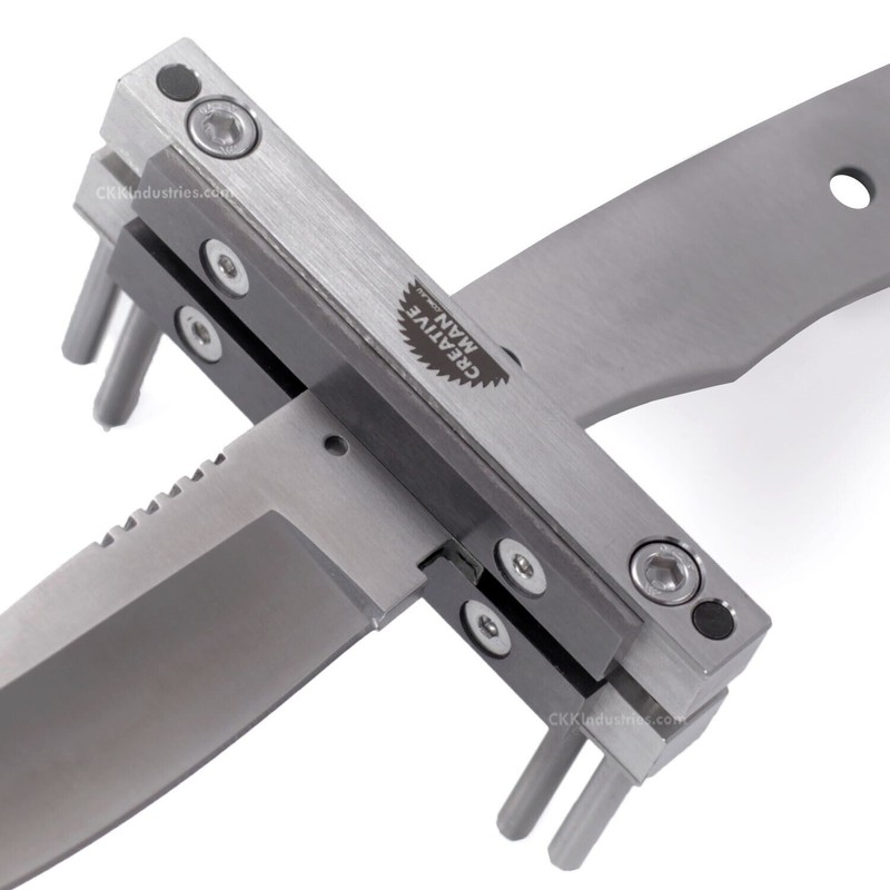 KnifeKits.com Creative Man File Guide - Stainless Steel - (2.75