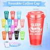 40 Pcs Nurse Appreciation Gifts Bulk 16oz Reusable Plastic Cups