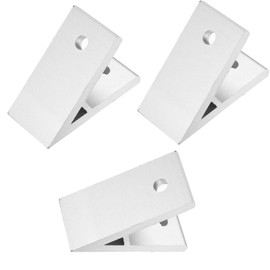 TOP-VIGOR 45 Degree Aluminium Corner Brackets 3030 Profile, 3Pcs Corner Joint Connectors Corner Braces for DIY Projects 3D Printer