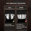 Mixing Bowls with Colander 304 Stainless Steel Kitchen Strainer for