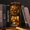 ATAEFR Book Nook Kit for Adults, DIY Miniature Coffee House