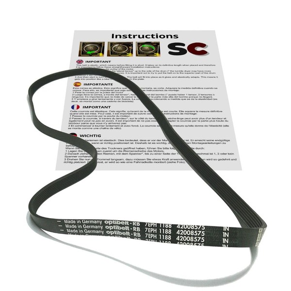 SC Solocorreas - Waschmaschinenriemen 7EPH 1188 (42008575)